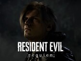 Leon Kennedy visto em um banner de Resident Evil Requiem