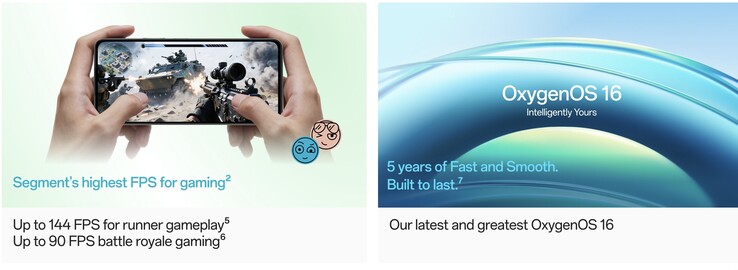 Imagens promocionais oficiais do OnePlus Nord CE6 Lite.