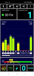 Teste de GPS ao ar livre