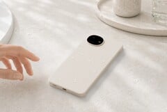 O Sharp Aquos Wish 6 apresenta um design incomum com um módulo de câmera redondo.