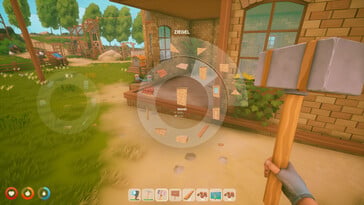 Na foto: Uma captura de tela do jogo Solarpunk.