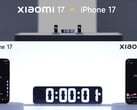 O Xiaomi 17 com 7.000mAh enfrenta o iPhone 17 com 3.692mAh e um power bank de 5.000mAh (Fonte da imagem: Xiaomi)