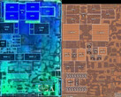 Apple tinha planos ambiciosos para a GPU A16 Bionic, mas teve que os descartar no último minuto (Imagem: A16 Bionic vs A15 Bionic die shot via Angstronomics)