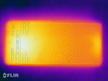 Imagem térmica - lado superior