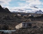 Captura de tela em desenvolvimento do Fragmentary Order.