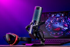 O ROG Carnyx é um microfone condensador USB com monitoramento direto do fone de ouvido (Fonte da imagem: Asus)