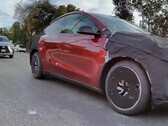 Acabamento do Model Y Juniper Performance em teste (Fonte da imagem: Yann Masoch/X)