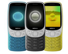 O Nokia 3210 2024 foi fotografado em três cores até o momento. (Fonte da imagem: WinFuture & @rquandt)