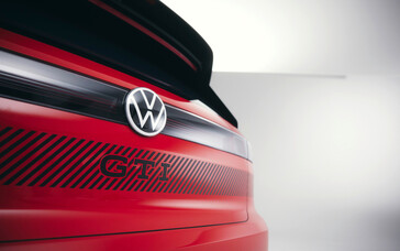 A VW deu à traseira do ID. GTI um toque levemente retrô, mais uma vez contando com a forte marca GTI. (Fonte da imagem: Volkswagen)