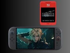 Final Fantasy 7 Remake Intergrade Switch 2 Game-Key Card mockup (Fonte da imagem: Nintendo of America, Square Enix com edições)
