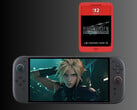 Final Fantasy 7 Remake Intergrade Switch 2 Game-Key Card mockup (Fonte da imagem: Nintendo of America, Square Enix com edições)