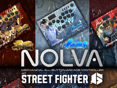 O controle Hori Street Fighter 6 Novla substitui o joystick por botões. (Fonte da imagem: Hori)