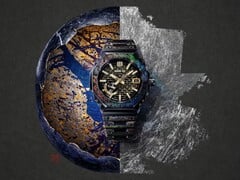 A edição limitada Casio MRG-B2100HS-9A Haruka apresenta um mostrador com design de treliça inspirado no artesanato tradicional japonês.