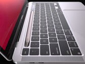 MacBook Pro Pencil Dock substituindo a barra de toque - conceito não oficial de renderização (Fonte: Yanko Design)