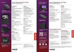 Folha de especificações do Lenovo ThinkPad P14s G4