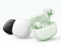 O Redmi Buds 8 será lançado em breve na China. Na foto: as três opções de cores dos fones de ouvido.