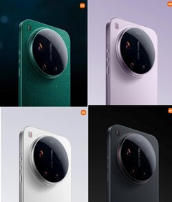 Seleção de cores do Xiaomi 17 Ultra (Fonte: Xiaomi)