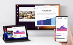 O Samsung DeX ainda oferece o modo desktop mais refinado em smartphones e tablets Android. (Fonte da imagem: Samsung)