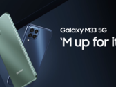 O Galaxy M33. (Fonte: Samsung)