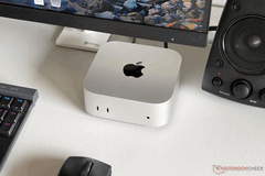 Mac mini. As remessas de PCs da Apple caíram menos do que as do mercado como um todo.