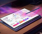 A Lenovo vende o Yoga 9i 2 em 1 Gen 11 Aura Edition exclusivamente em um acabamento Cosmic Blue.
