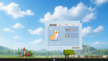 Uma captura de tela do CORGI WOOLLY