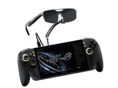 O pacote ROG Ally X20 inclui o computador de mão e os óculos AR para jogos ROG Xreal R1 Edition 20.
