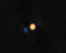 Uma imagem de Beltegeuse e sua estrela companheira, Siwarha (Fonte da imagem: NASA, JPL e NOIRLab; cortada)