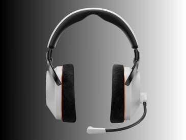 Vista frontal do Beyerdynamic MMX 230 na cor branca (Fonte da imagem: Beyerdynamic PR)