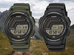 O relógio WS-1800 da Casio (foto), ainda não anunciado, tem dois contadores de segundos. (Fonte da imagem: David et Philly, editado)