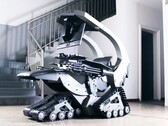 A Cluvens empacota railguns decorativas em uma estação de jogos. (Imagem: Cluvens)