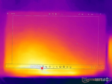 Perfil de temperatura (frente)