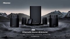 O sistema de alto-falantes surround Hisense HT Saturn será lançado em breve (Fonte da imagem: Hisense)