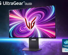 Parece que o LG UltraGear OLED 32GS95UE estará disponível antes do ASUS ROG Swift OLED PG32UCDP. (Fonte da imagem: LG)