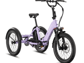 O Lectric XP Trike2 750 possui uma bateria de 840 Wh e oferece até 112 km de autonomia de assistência com uma única carga (Fonte da imagem: Lectric)