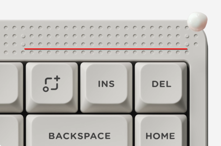 Barra de toque NuPhy Node75 (Fonte da imagem: NuPhy - editado)