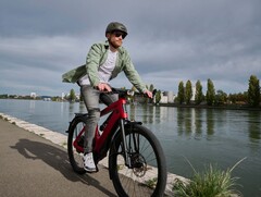 A e-bike Stromer ST5 Pinion tem uma bateria de 983Wh. (Fonte da imagem: Stromer)