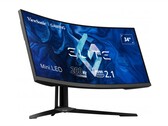 O novo monitor de jogos ultra amplo da ViewSonic deve oferecer uma excelente fidelidade de cores, entre outras características premium. (Fonte de imagem: ViewSonic)
