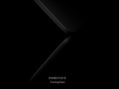 O Flip 1S parece estar pronto para ser o segundo lançamento do ano da Ayaneo para jogos em Windows. (Fonte da imagem: Ayaneo)