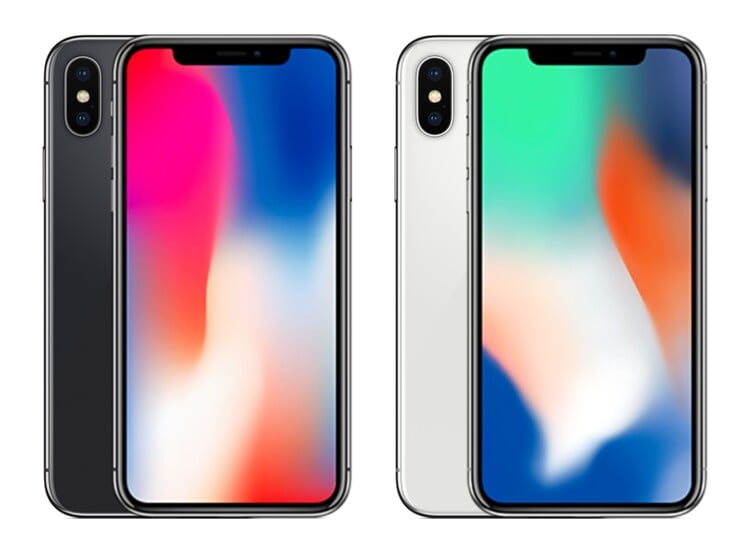iPhone X de 2017 com uma grande reformulação para o 10º aniversário do iPhone. (Fonte da imagem: Apple)