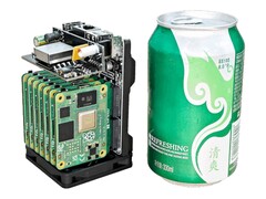 O NanoCluster conecta várias placas de computação. (Fonte da imagem: Sipeed)