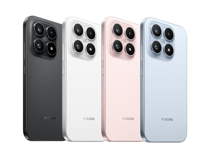 O Xiaomi 17 em suas quatro cores de lançamento. (Fonte da imagem: Xiaomi)