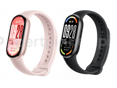 A Smart Band 10 deve ser lançada mundialmente com uma estrutura de alumínio jateado e uma pulseira de TPU. (Fonte da imagem: via XpertPick)