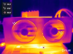 Sapphire Pulse AMD Radeon RX 7700 XT vs. teste de estresse