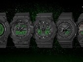 Relógios G-Shock Black e Electro Green da Casio