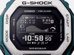 A série Casio G-Shock GBX-100 é conhecida por recursos como gráficos de maré, dados sobre a lua e horários do nascer e pôr do sol. (Fonte da imagem: Casio)