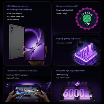 Principais destaques do tablet (tradução automática)