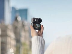 O Osmo Nano suportará um módulo de tela destacável magneticamente, como o Action 2 antes dele. (Fonte da imagem: via DroneXL)