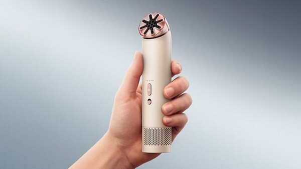 O Dyson HushJet Mini Cool tem uma bateria com duração de até 6 horas.