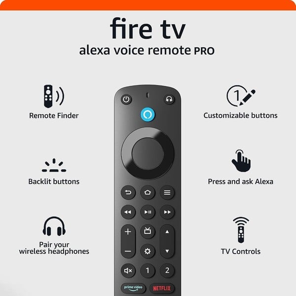 O próximo Fire TV Remote Plus substituirá o Fire TV Alexa Voice Remote (na foto).
